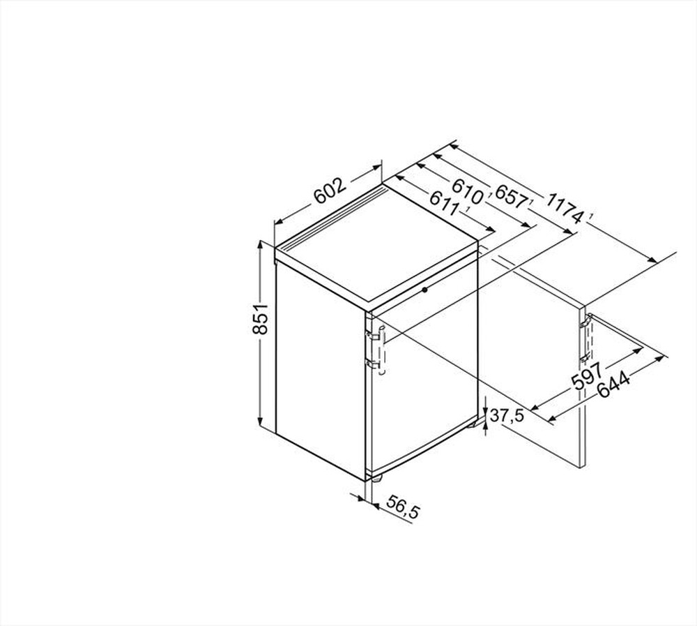 "LIEBHERR - Congelatore verticale GPESF 1476-21 Classe E"