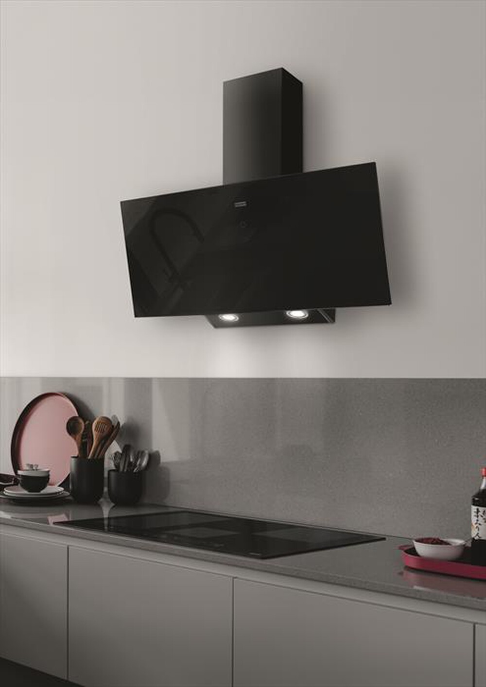 "FRANKE - Cappa decorativa a parete FVT 905 BK A-Nero"