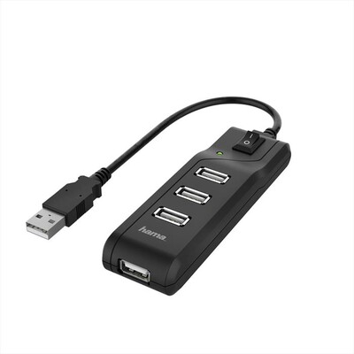 HAMA - ADATTATORE DA TAVOLO USB 2.0 - Nero