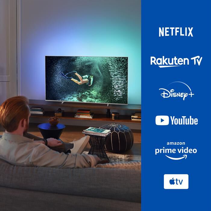 PHILIPS - SMART TV AMBILIGHT ANDROID TV 4K 43\