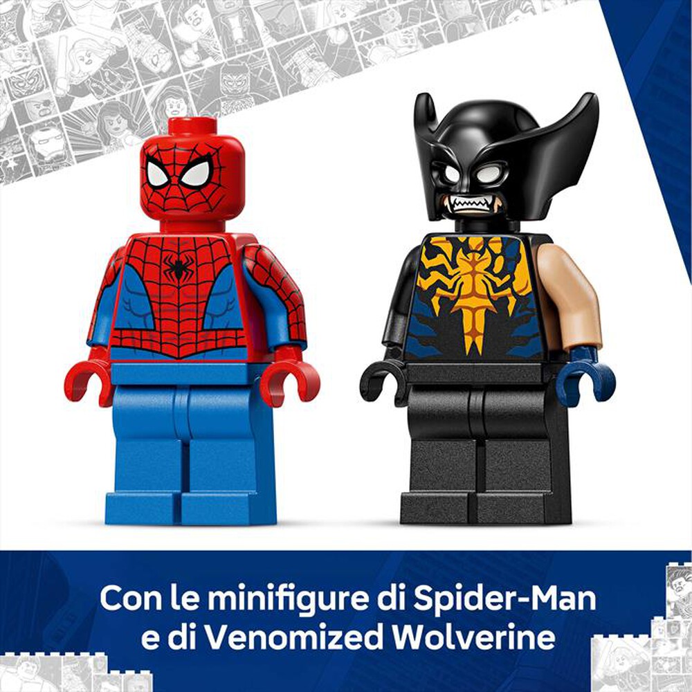Immagine del prodotto LEGO - MARVEL AUTO SPIDERMAN VS VENOMIZED WOLVERINE 76336-Multicolore