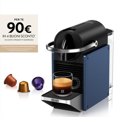 DE LONGHI - Macchina da caffè Pixie EN127.BL capsule Nespresso-blu