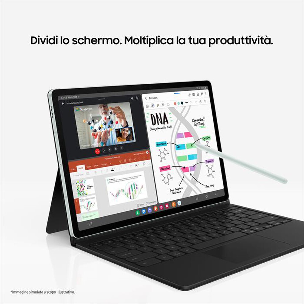 "SAMSUNG - Galaxy Tab S9 FE+ 8+128GB Wi-Fi-Gray"