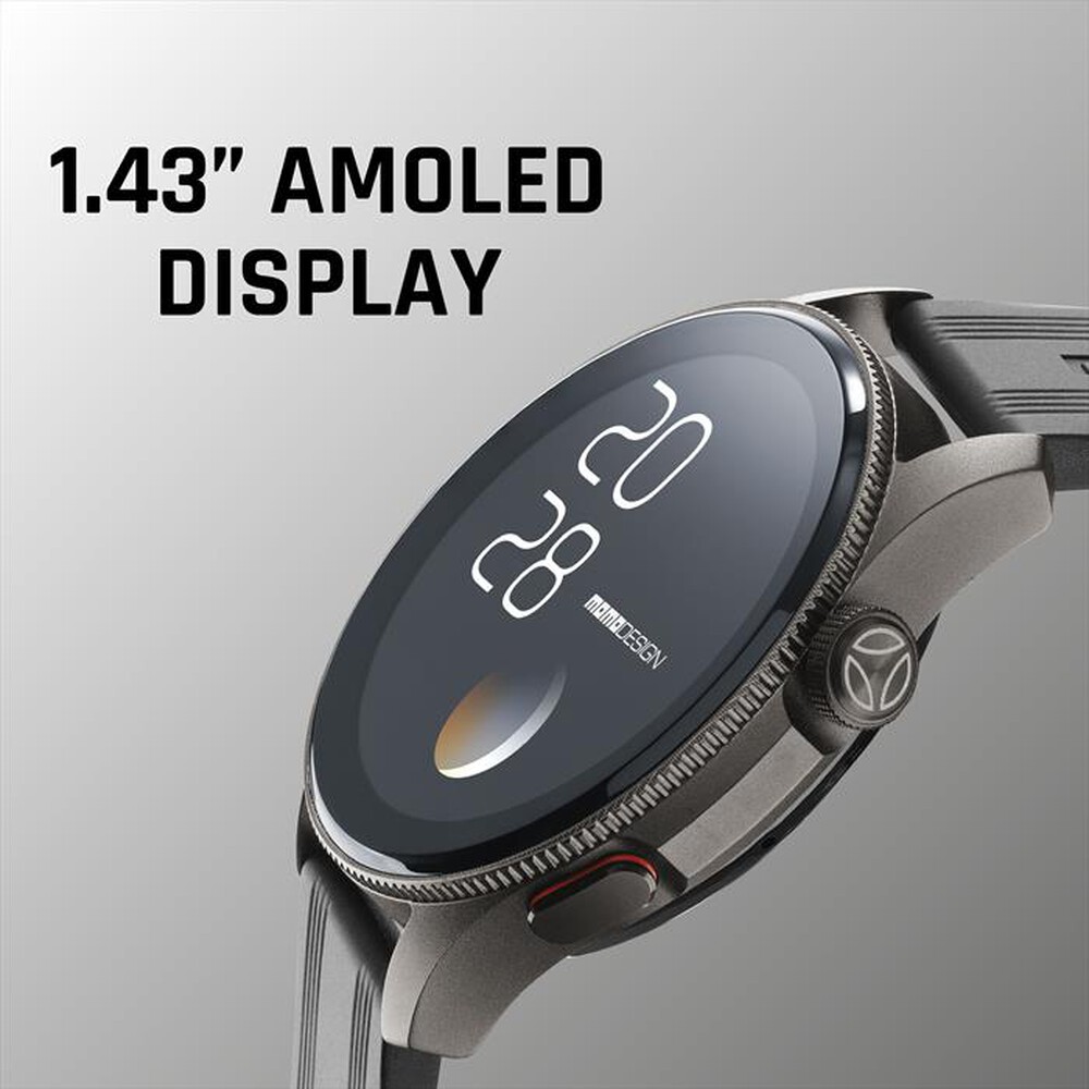 Immagine del prodotto CELLULARLINE - Smartwatch ZERO AMOLED 1.43" BLUETOOTH MOMO DESIGN-Nero