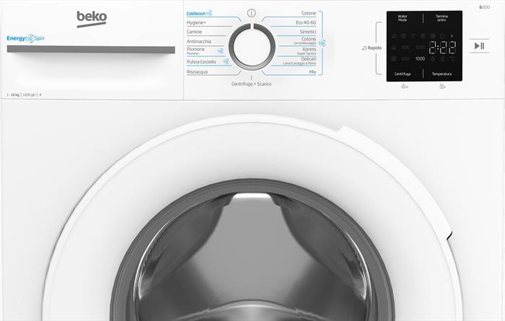"BEKO - Lavatrice BMWU31021W 10 Kg Classe A-White"