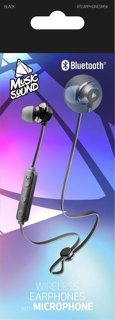 CELLULARLINE - BTEARPHONESMSK Auricolari Bluetooth-Nero