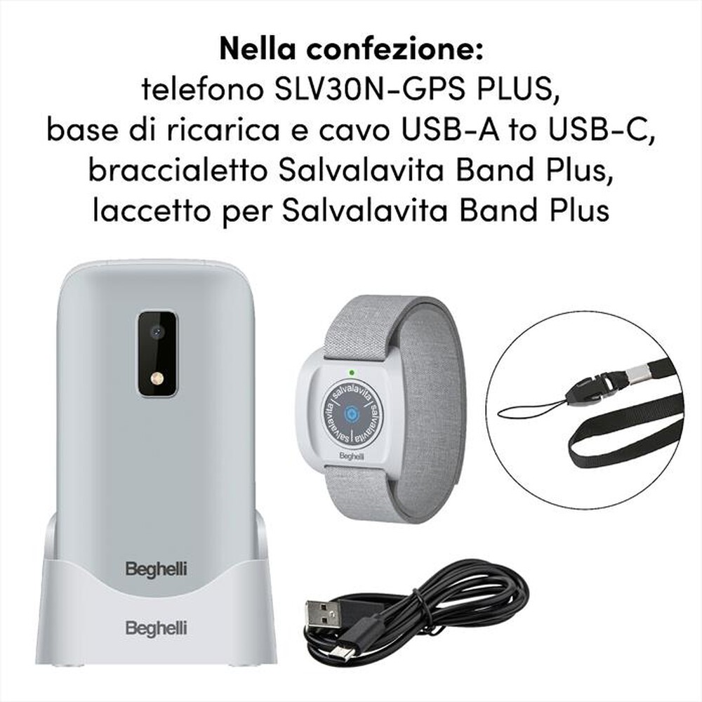 Immagine del prodotto BEGHELLI - Cellulare 9204N-grigio