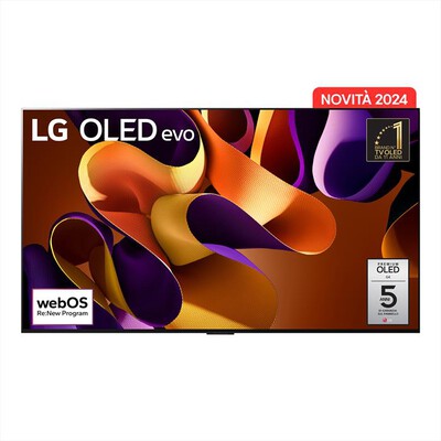 LG - Smart TV OLED evo UHD 4K 77" Serie G4 OLED77G45LW-Argento