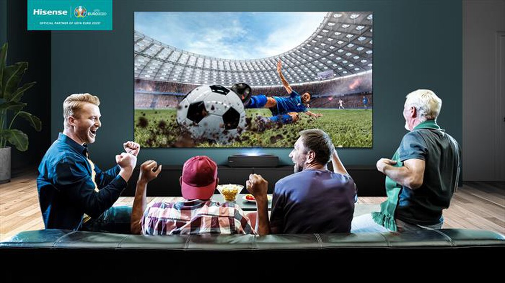 "HISENSE - Laser Tv Smart Tv 100\" 100L5F-A12 Pannello hard-Black/Gray"