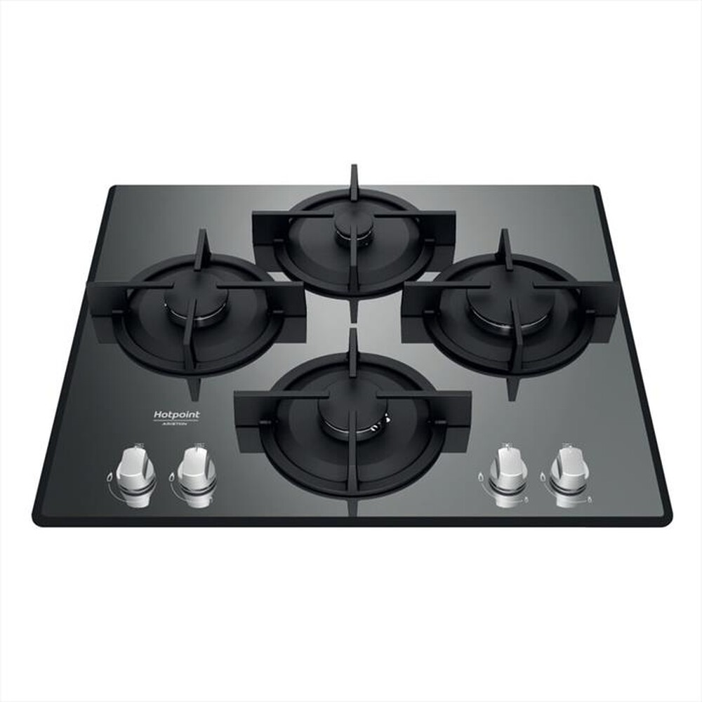 "HOTPOINT ARISTON - Piano cottura a gas HAGD 61S/MR 4 fuochi 59,6cm-Specchio"