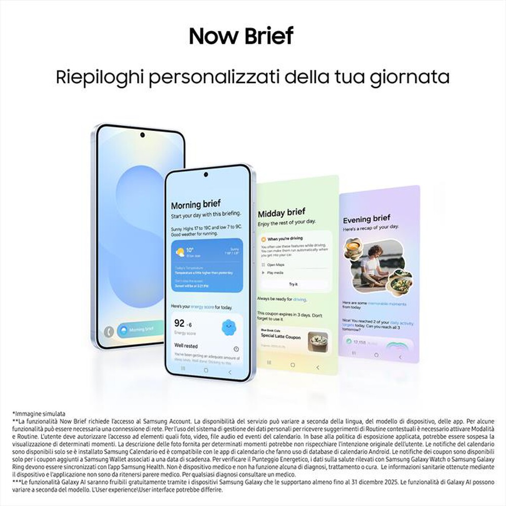 Immagine del prodotto SAMSUNG - Smartphone Galaxy S25 128GB-Icy Blue