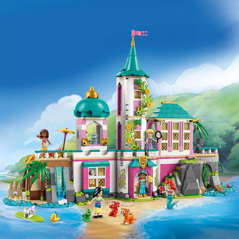 "LEGO - CASTELLO DELLA PRINCIPESSA E ANIMALI REALI-,"