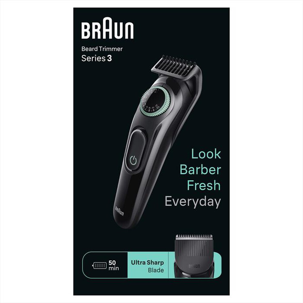 Immagine del prodotto BRAUN - Regolabarba BT3411-Nero