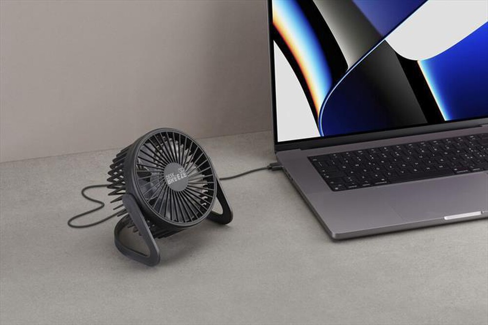 Immagine del prodotto TECH POP - Ventilatore portatile DESK BREEZE-Nero