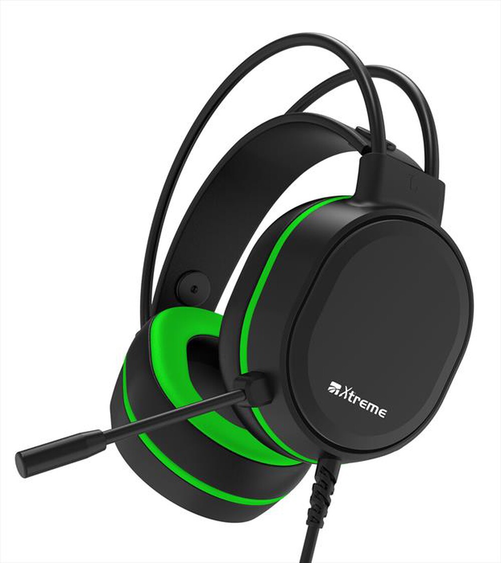 "XTREME - NOIR HEADSET-NERO/VERDE"