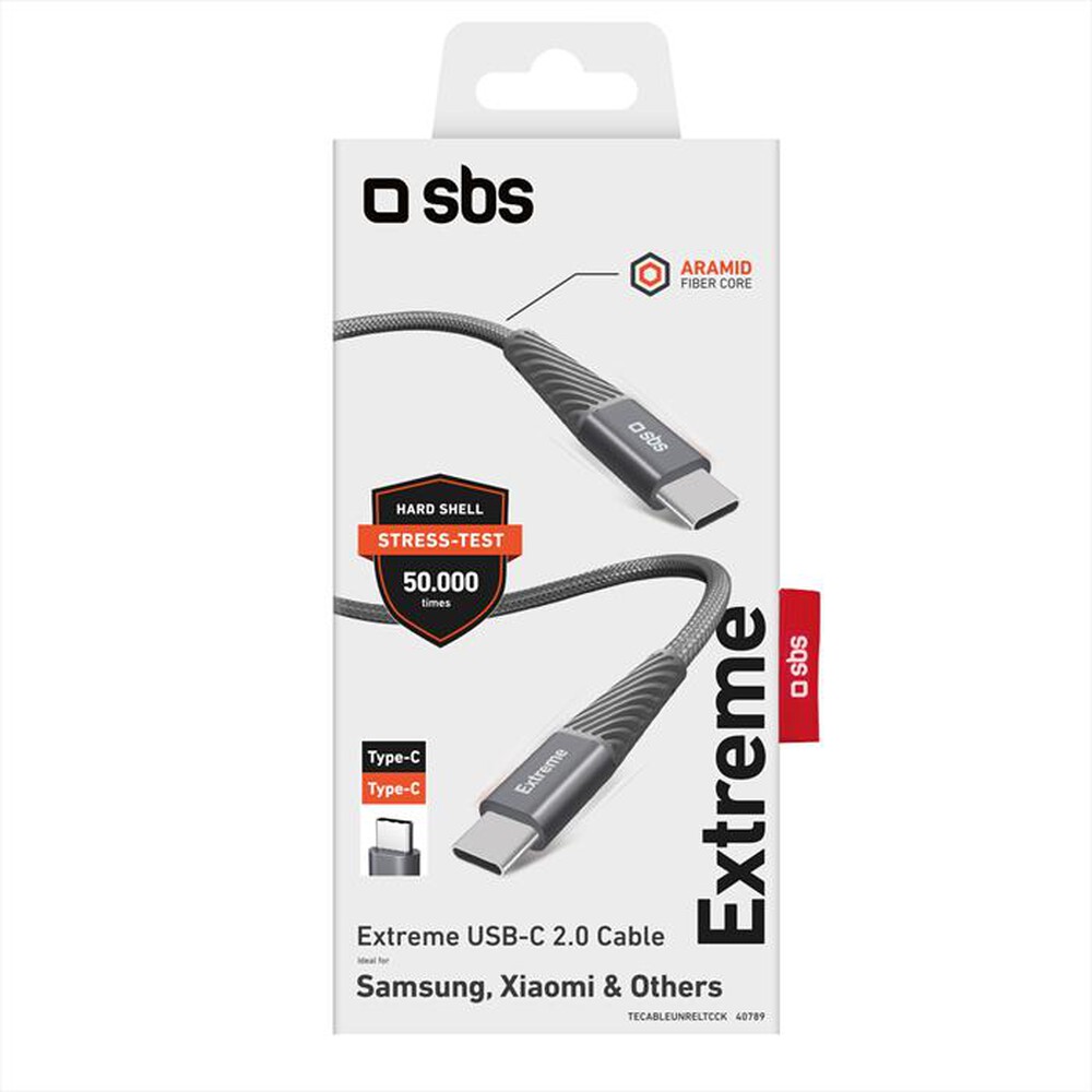 "SBS - Cavo USB TECABLEUNRELTCCK-Grigio"