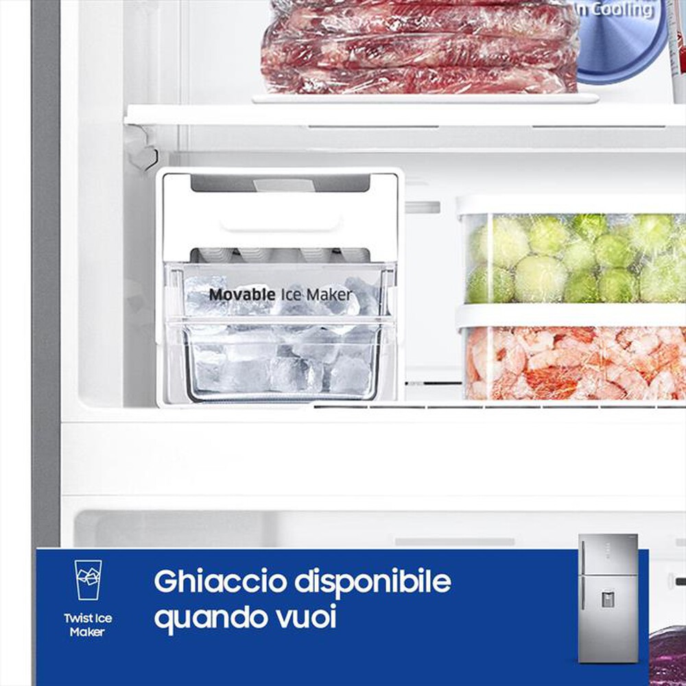 "SAMSUNG - Frigorifero 2 porte RT62K711RSL/ES Classe E 620 lt-INOX"