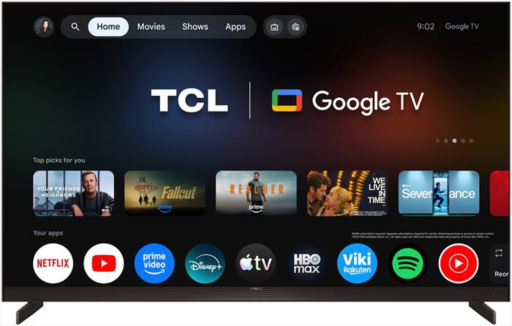 Immagine del prodotto TCL - Smart TV Mini LED 4K 75" 75X11L-Nero, Metallico