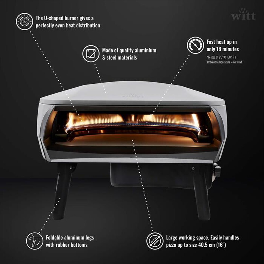 Immagine del prodotto WITT - Forno pizza da esterno ETNA FERMO-Stone