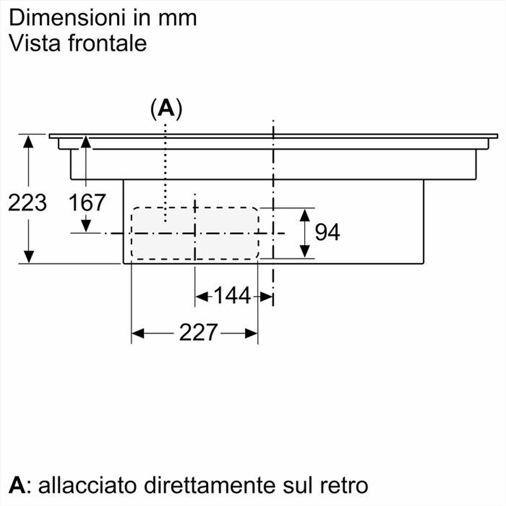 Immagine del prodotto BOSCH - Piano in vetro ceramica ad induzione PVS831B16E-Nero