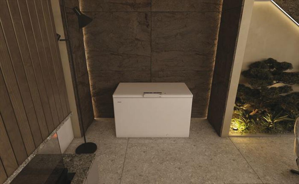"HAIER - Congelatore orizzontale HCE420E Classe E 418 lt-Bianco"