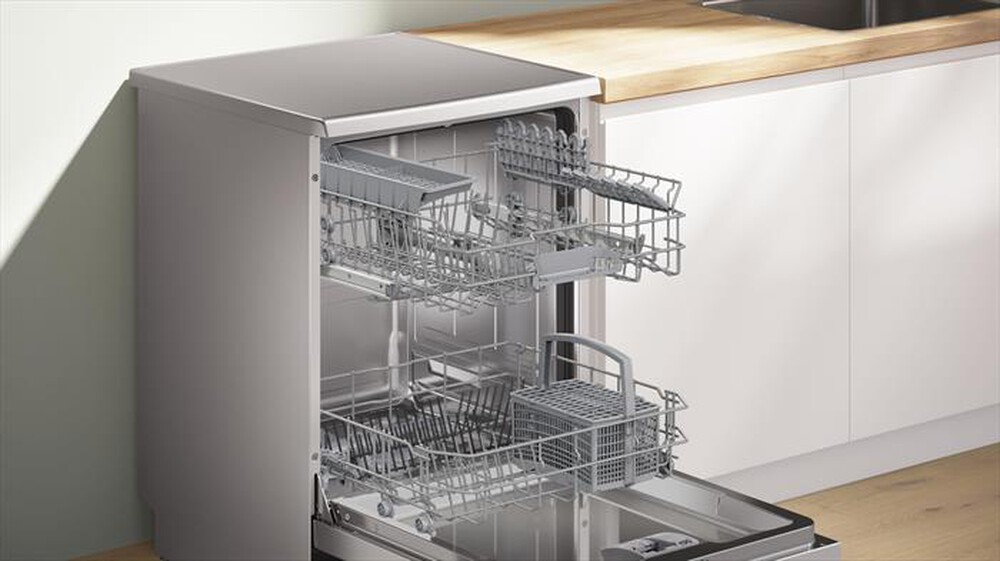 "BOSCH - Lavastoviglie SMS2HTI02E Classe D 14 coperti-Acciaio inossidabile"