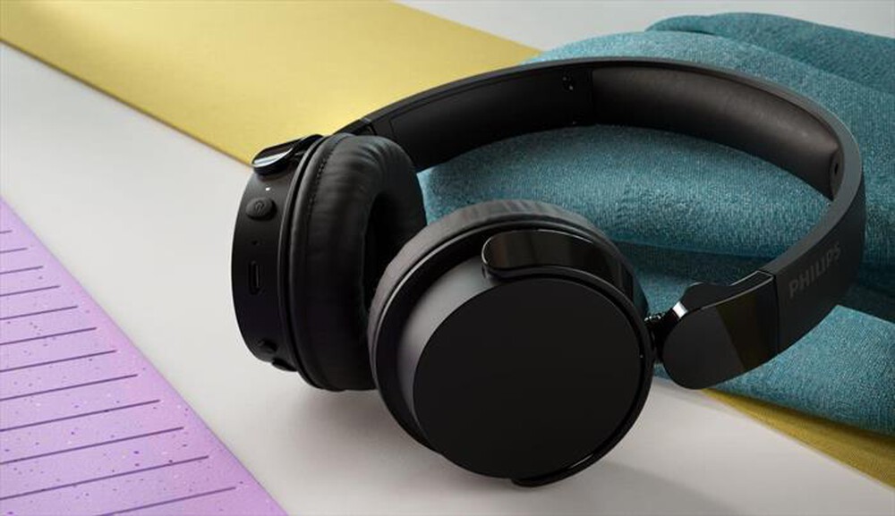 "PHILIPS - Cuffie a padiglione chiuso TAH4209BK/00-Black"