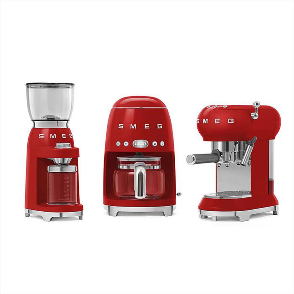 "SMEG - Macchina da Caffè Filtro 50's Style – DCF02RDEU-rosso"