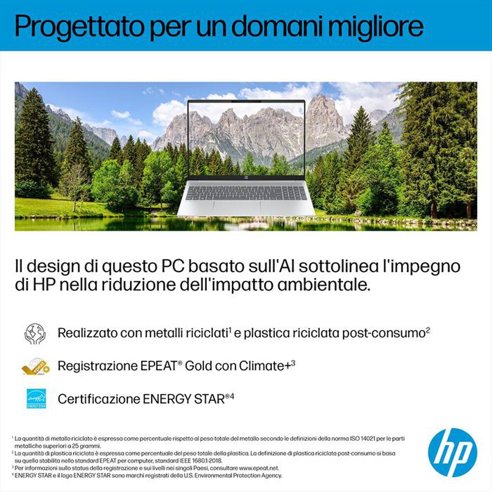 Immagine del prodotto HP - Notebook OMNIBOOK 16-AF1000NL Windows 11 Home 16"-Natural Silver