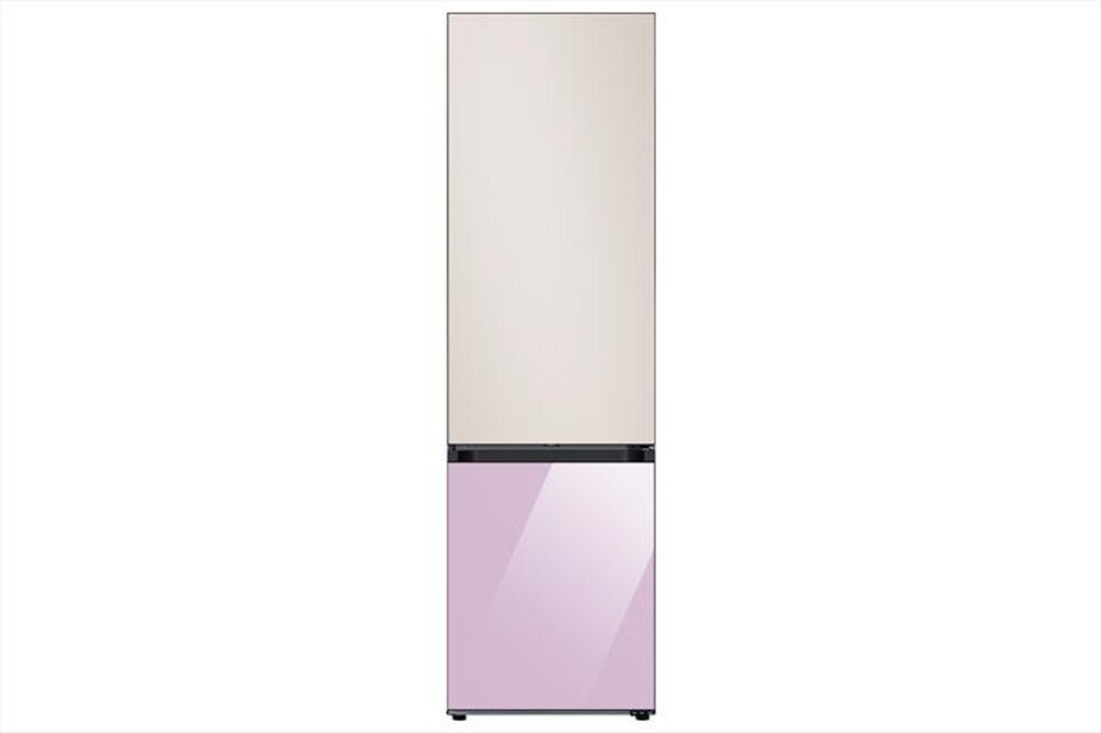 "SAMSUNG - Frigorifero combinato F-RB38D153938 BESPOKE-Satin Beige-Glam Lavender"