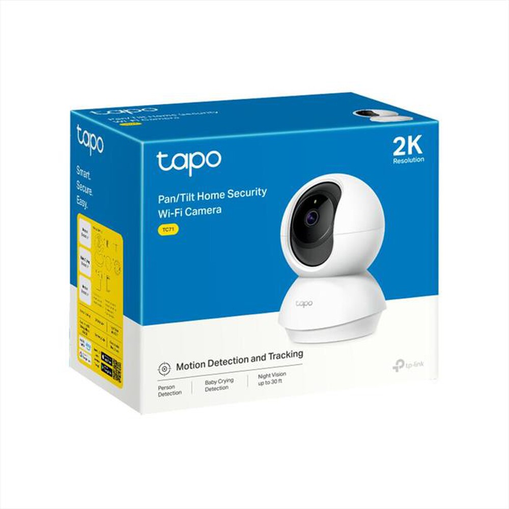 "TP-LINK - Telecamera TC71 PAN/TILT HOME SECURITY 2K WI-FI"
