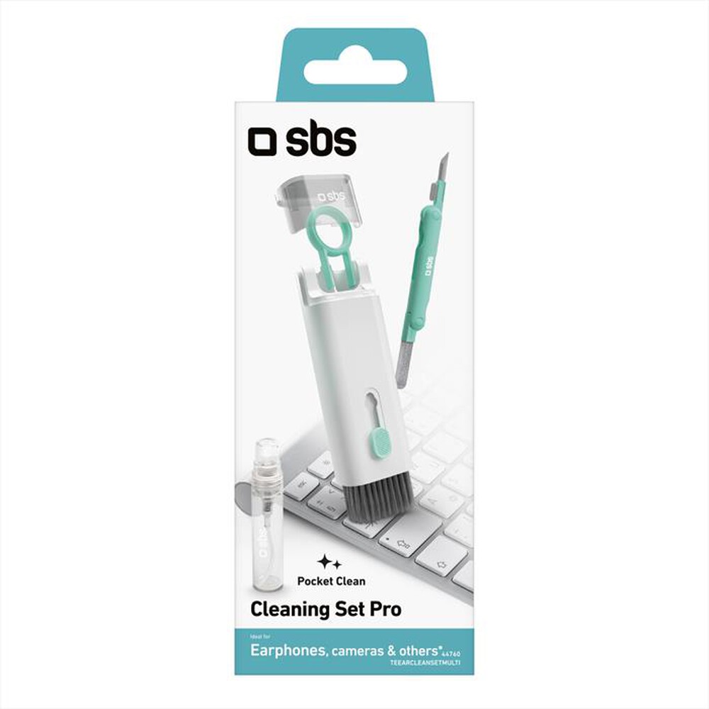 "SBS - Set pulizia auricolari TEEARCLEANSETMULTI-Bianco"