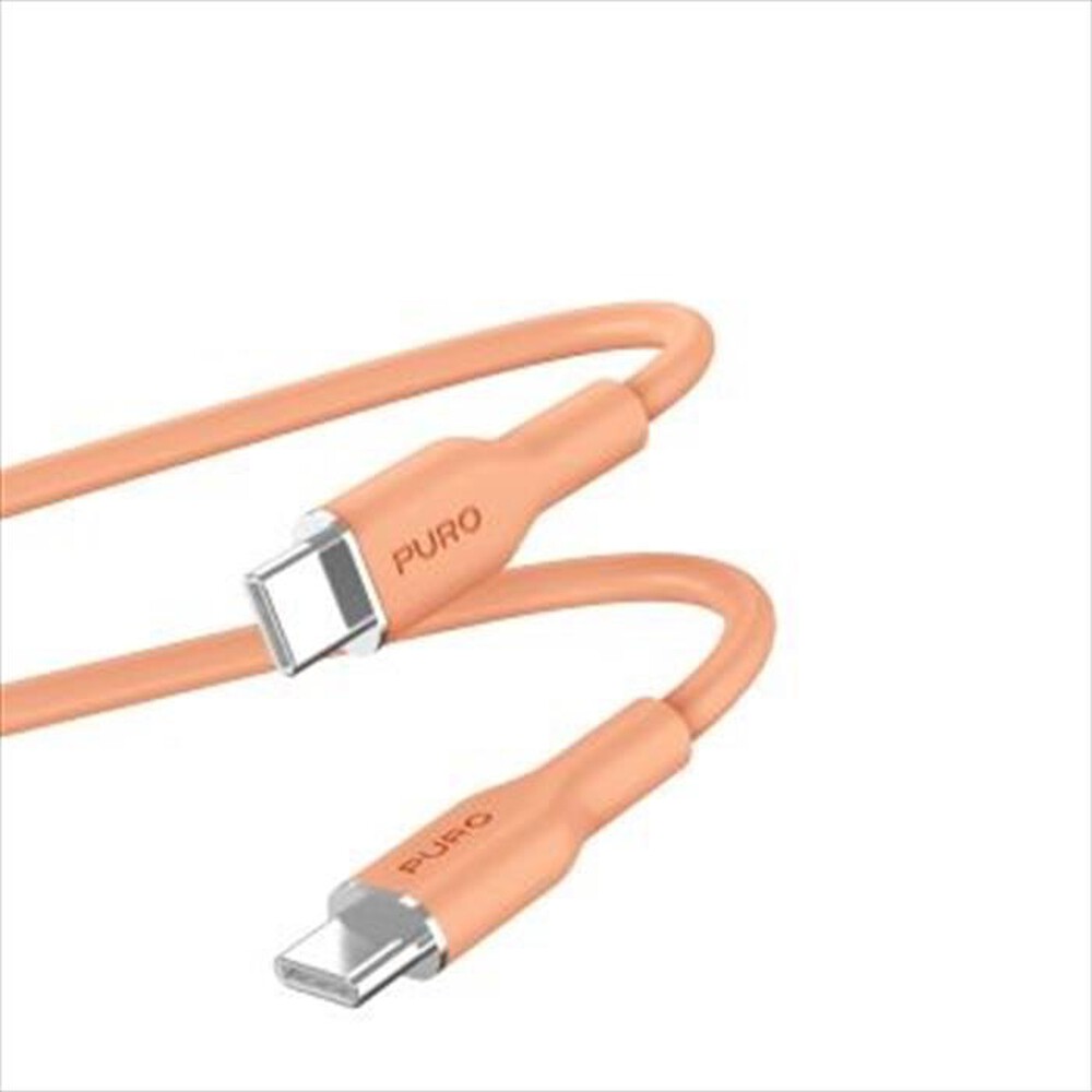 "PURO - Cavo di ricarica SOFT PUUSBCUSBCICONLORA-Apricot"
