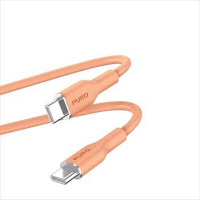 PURO - Cavo di ricarica SOFT PUUSBCUSBCICONLORA-Apricot
