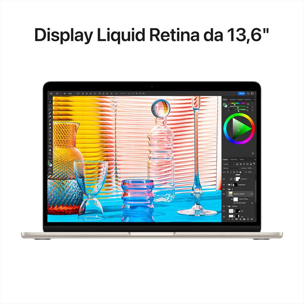 Immagine del prodotto APPLE - MacBook Air 13 M2 8-core CPU 10-core GPU 512GB SSD-Galassia