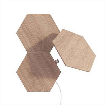 NANOLEAF - ELEMENT WOOD ADD-ON - 3 ESAGONI LUMINOSI-WOOD
