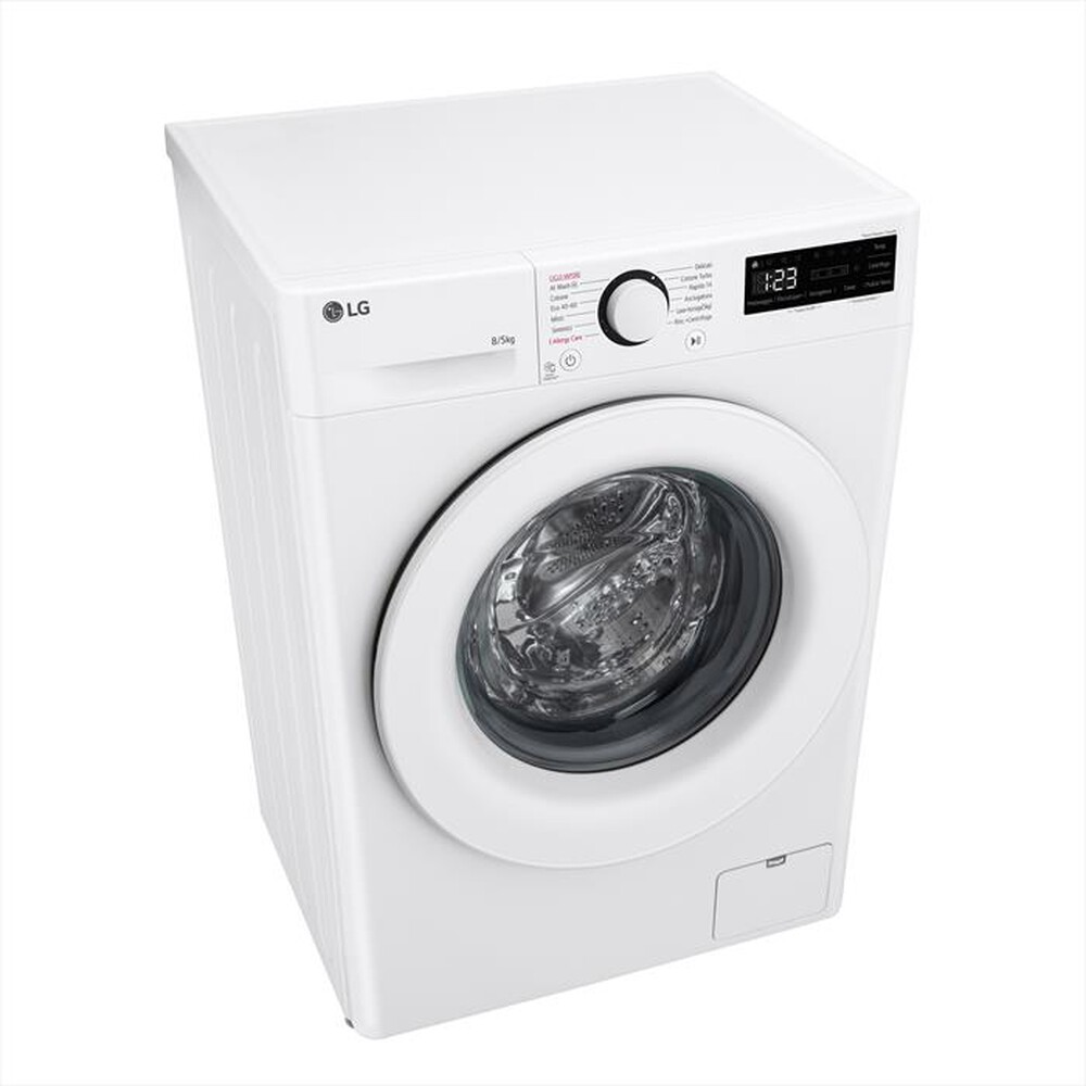 "LG - Lavasciuga AI DD D2R3S08NSWW 8/5 Kg Classe E-Bianca"