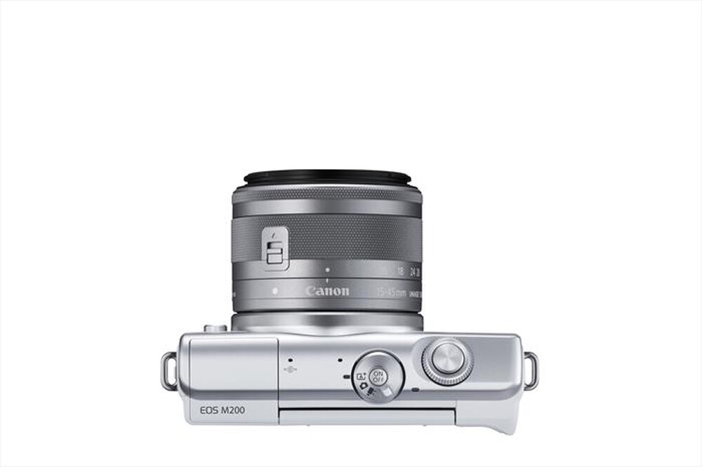 "CANON - EOS M200 WHITE + EF-M 15-45 MM-White/Silver"