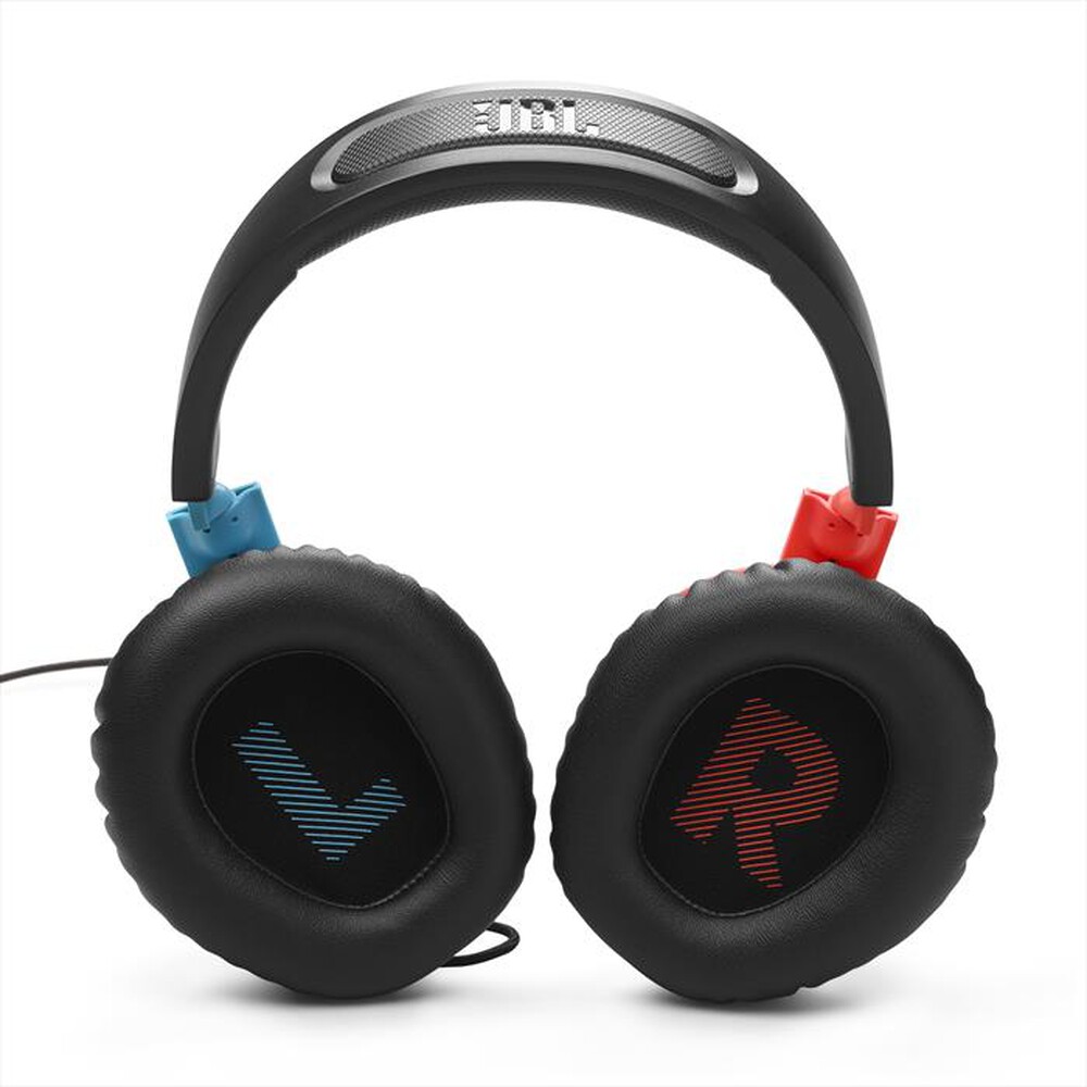 "JBL - Cuffie a padiglione chiuso QUANTUM 100N-Rosso e Blu"