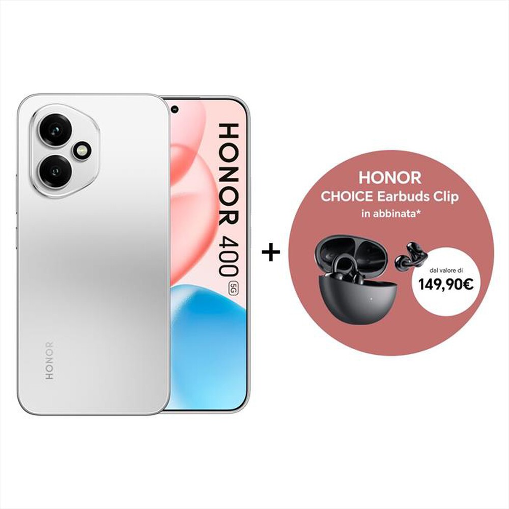 Immagine del prodotto HONOR - Smartphone HONOR 400 (8/512G) + CHOICE CLIP-METEOR SILVER