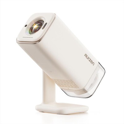 AURZEN - Mini proiettore portatile BOOM AIR-WHITE