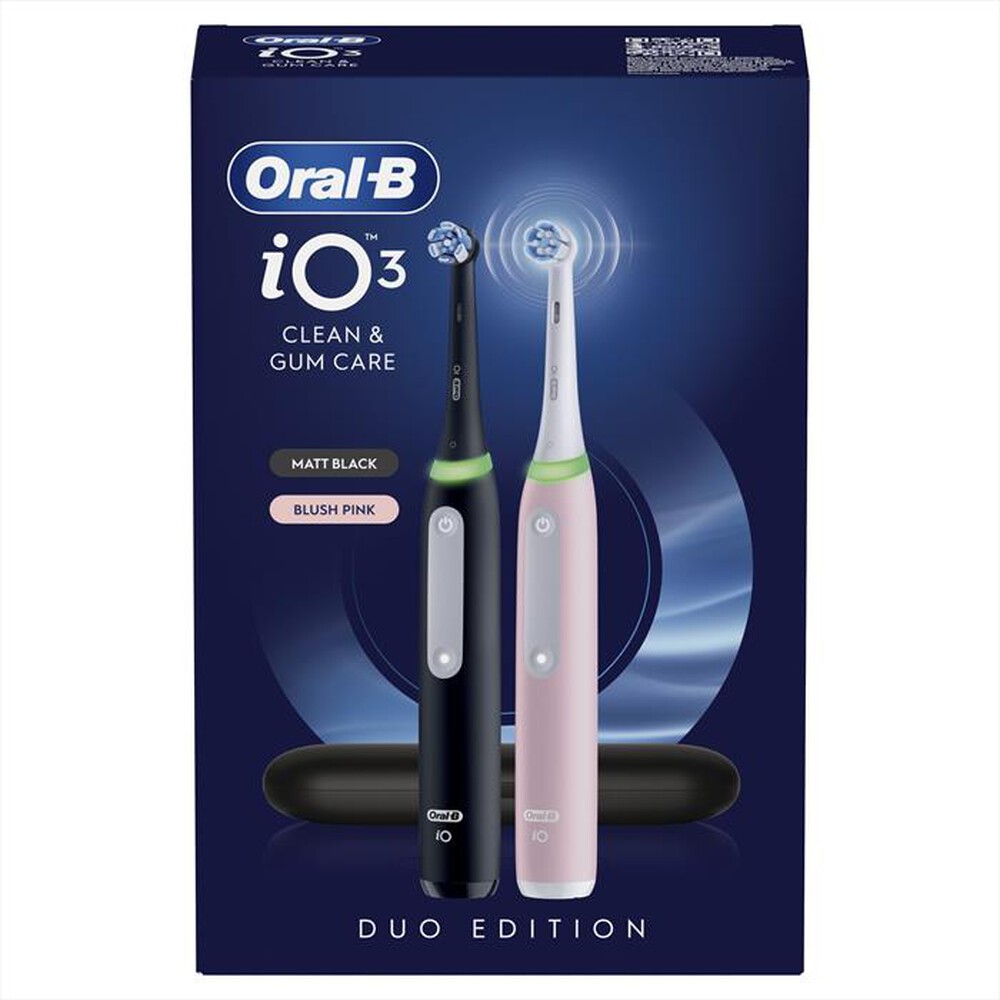 Immagine del prodotto ORAL-B - Spazzolino elettrico IO3 DUO BOX PTHBR-NERO e ROSA