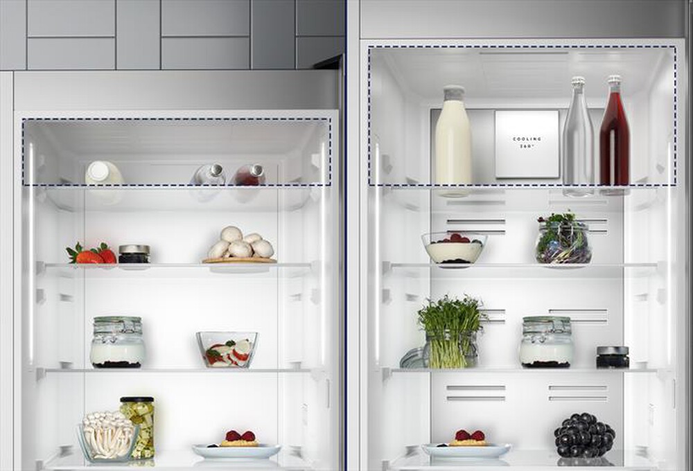 "ELECTROLUX - Frigorifero combinato LNT7MF46X2 Classe F 510lt-Grigio-inox antimpronta"