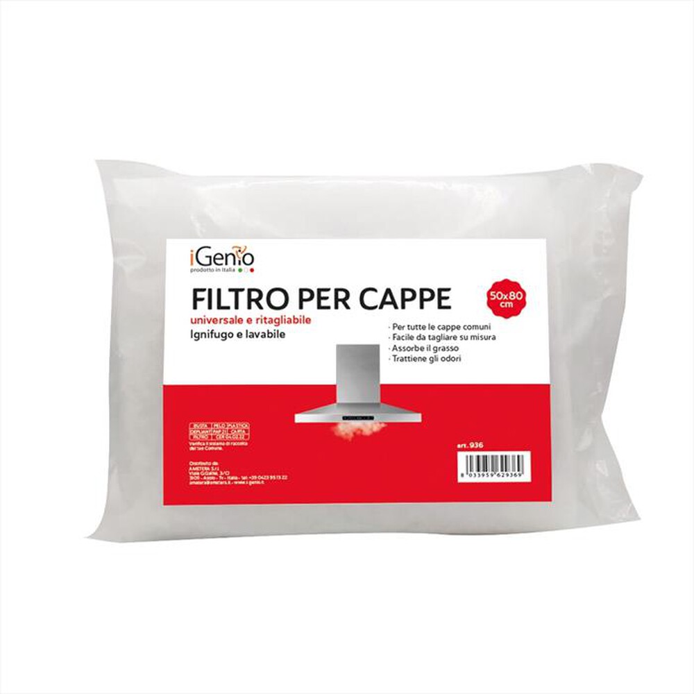 Immagine del prodotto I-GENIO - Filtro per cappe universale - 936
