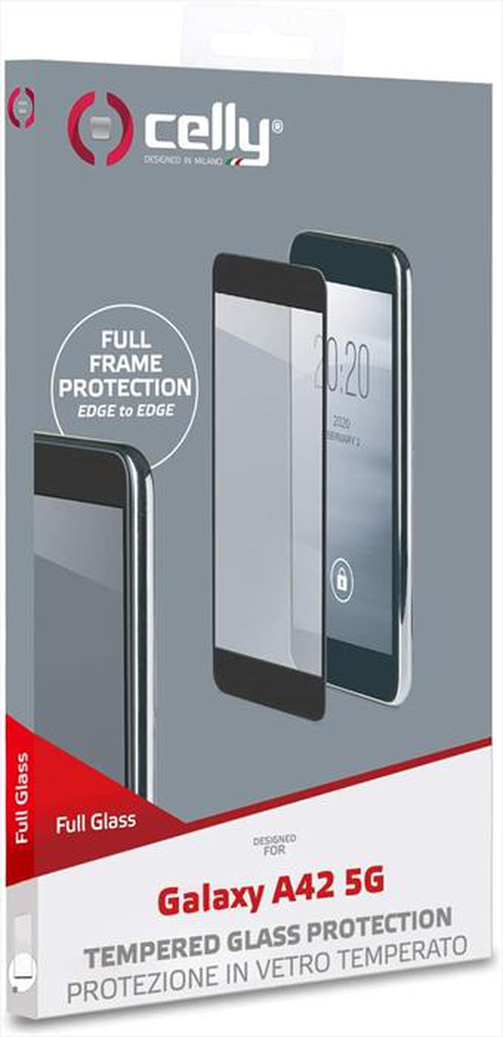 "CELLY - FULLGLASS935BK-trasparente nero"