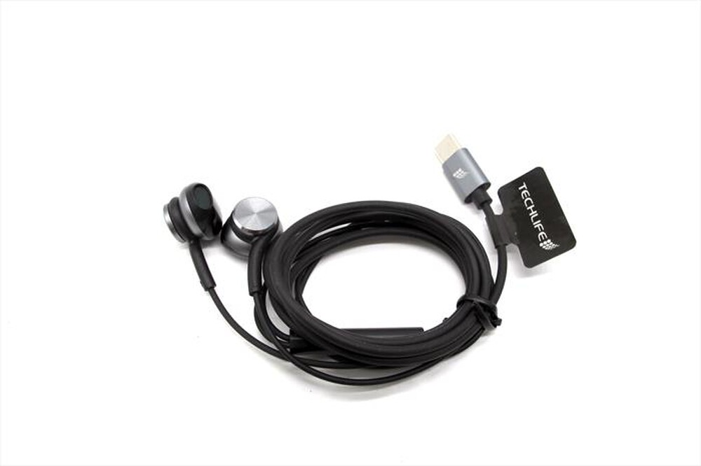 Immagine del prodotto TECHLIFE - Auricolare con filo TLMT0002-Nero