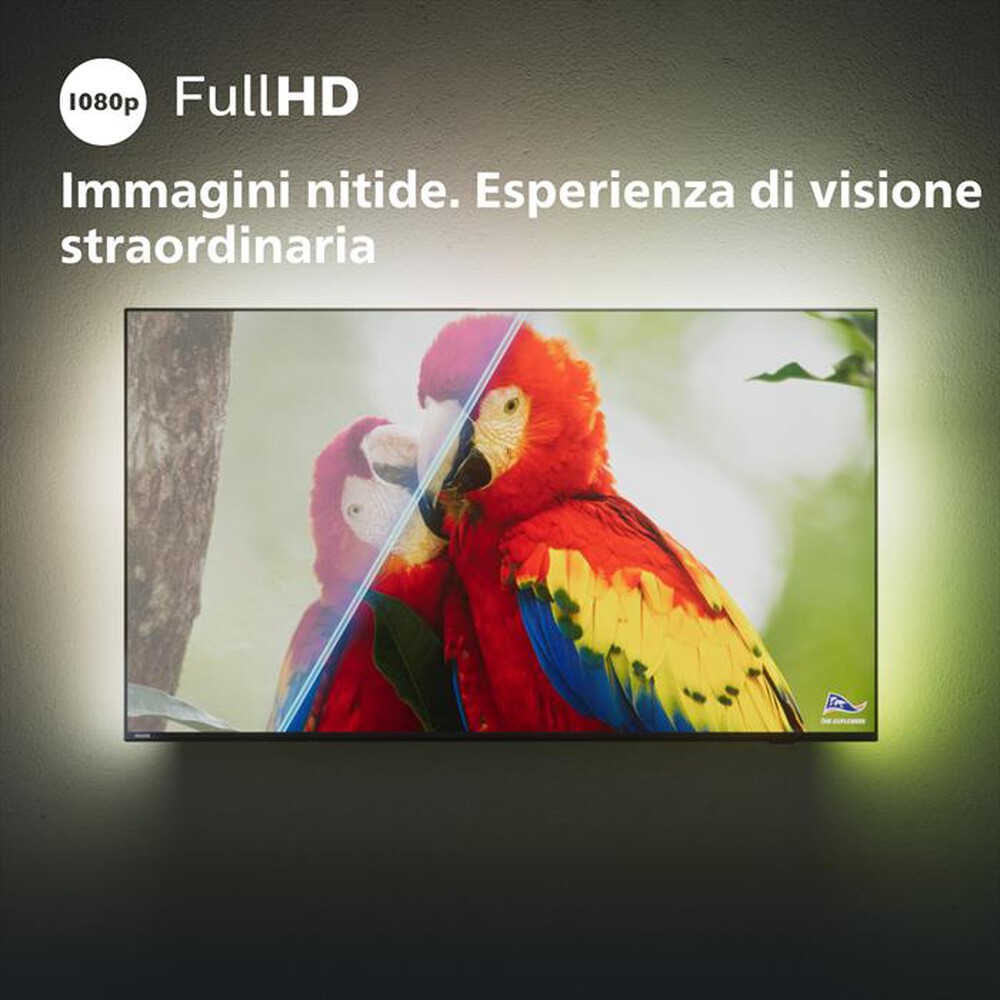 "PHILIPS - Ambilight Smart TV LED FHD 32\" 32PFS6908/12-Antracite"