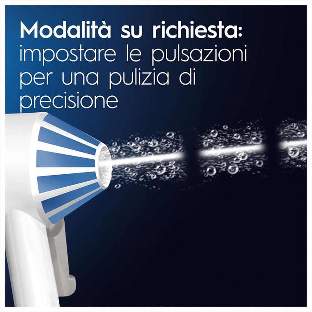 "ORAL-B - Idropulsore Portatile Aquacare 4-BIANCO/BLU"