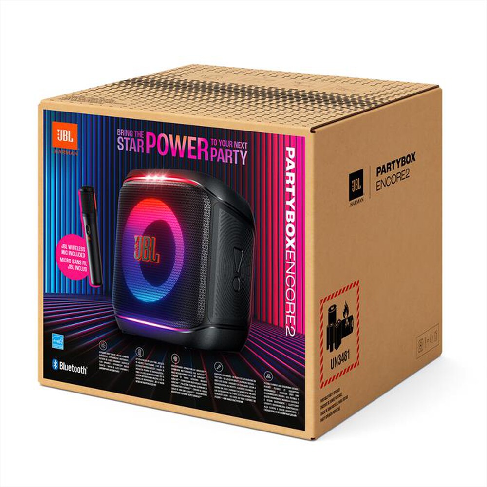 Immagine del prodotto JBL - Diffusore Bluetooth portatile PARTYBOX ENCORE 2-Nero