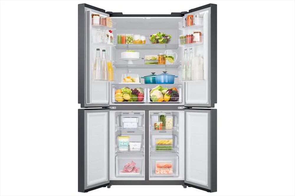 "SAMSUNG - Frigorifero 4 porte RF48A400EB4/EF Classe E 488 lt-BLACK"